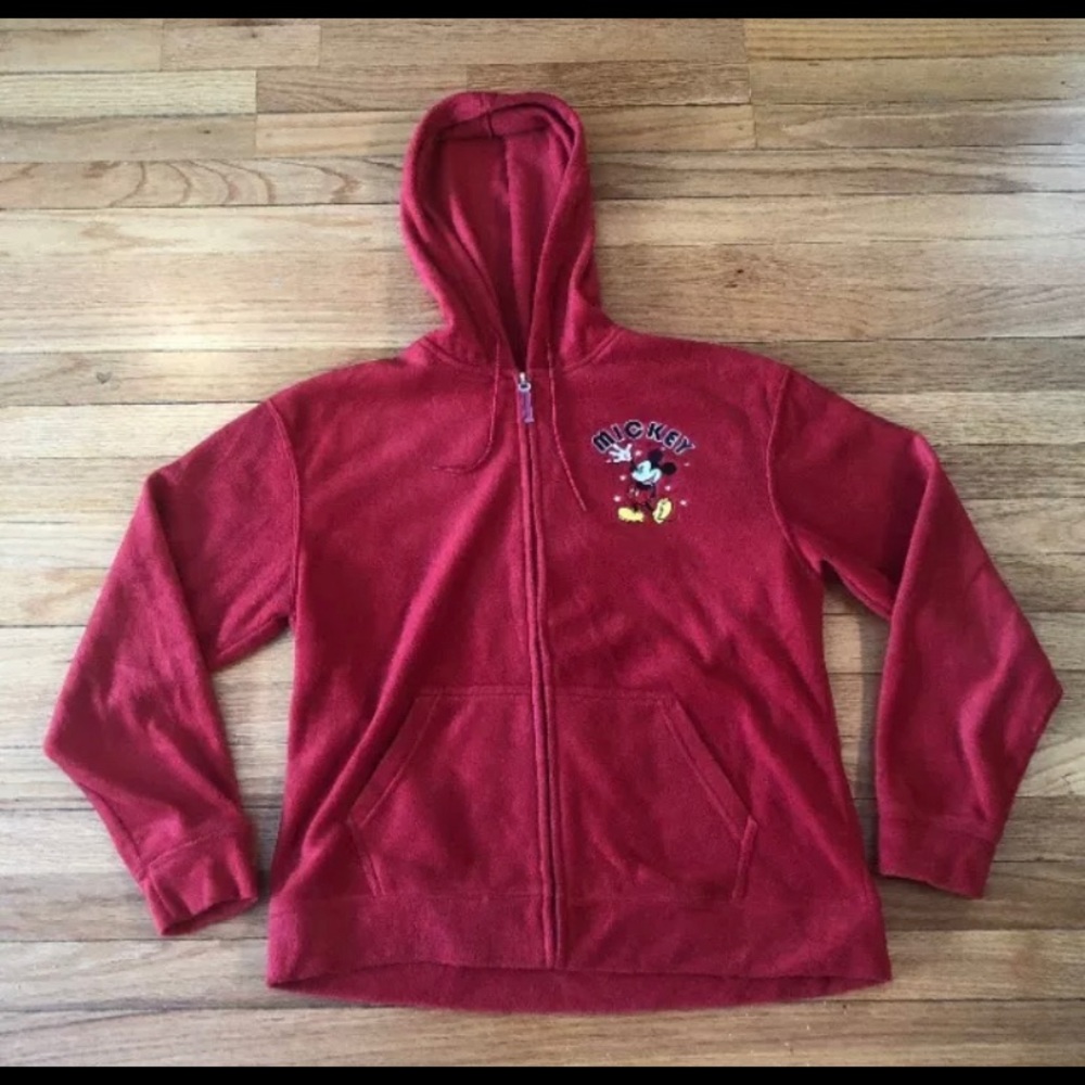 Women’s Mickey Mouse Disney Hoodie Fleece Sz M